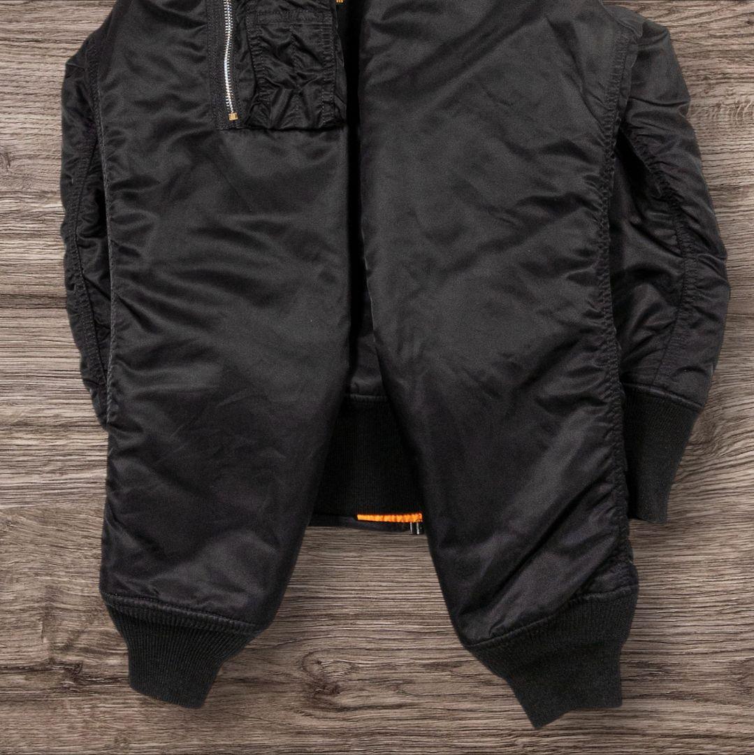 ✸ALPHA✸ma1✸ブラック✸Lサイズ✸リバーシブル✸ボンバージャケット