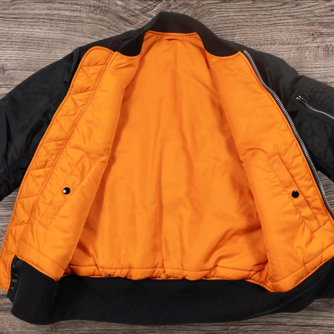 ✸ALPHA✸ma1✸ブラック✸Lサイズ✸リバーシブル✸ボンバージャケット