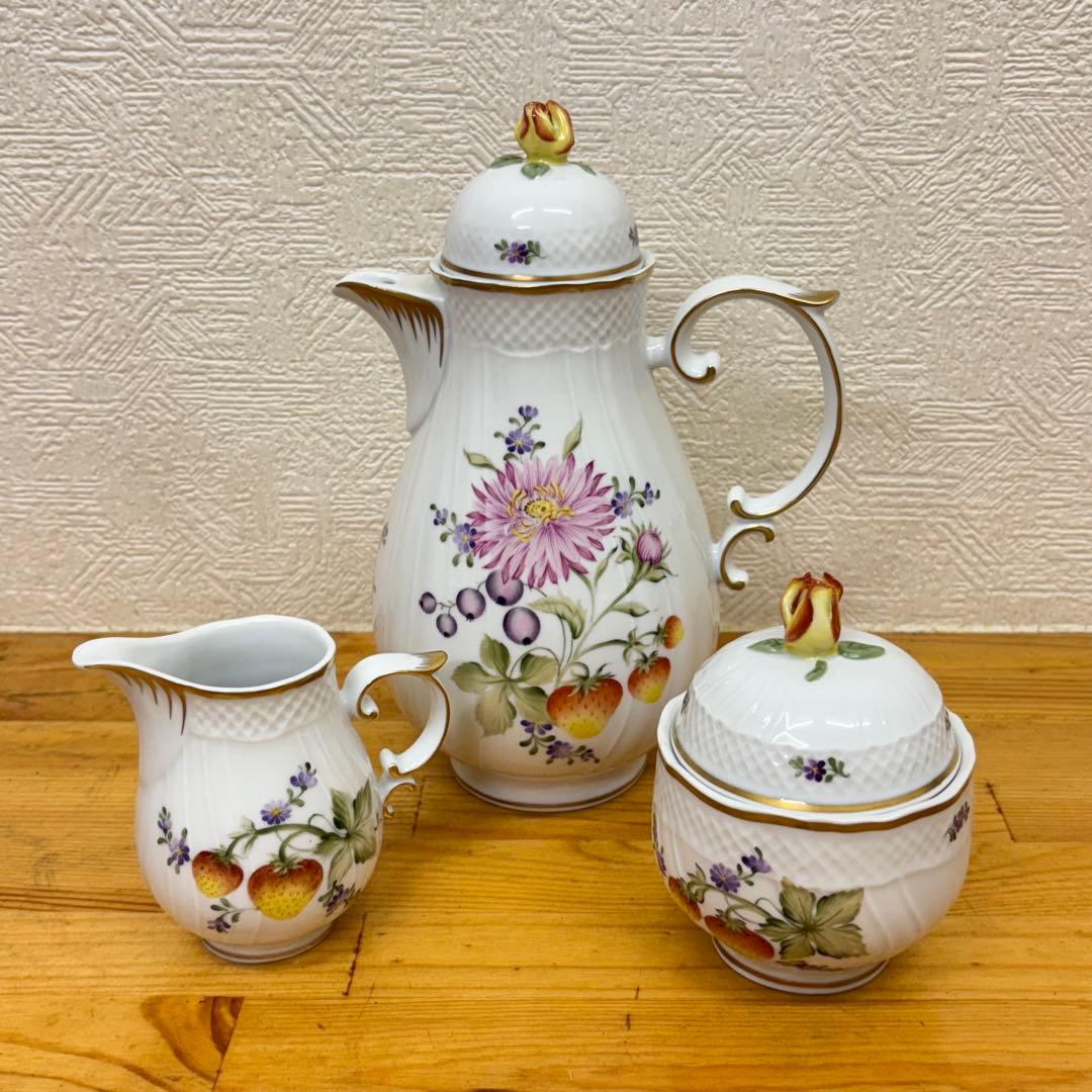 HOLLOHAZA ホロハーザ ハンガリー カップ&ソーサー ポット 計16点