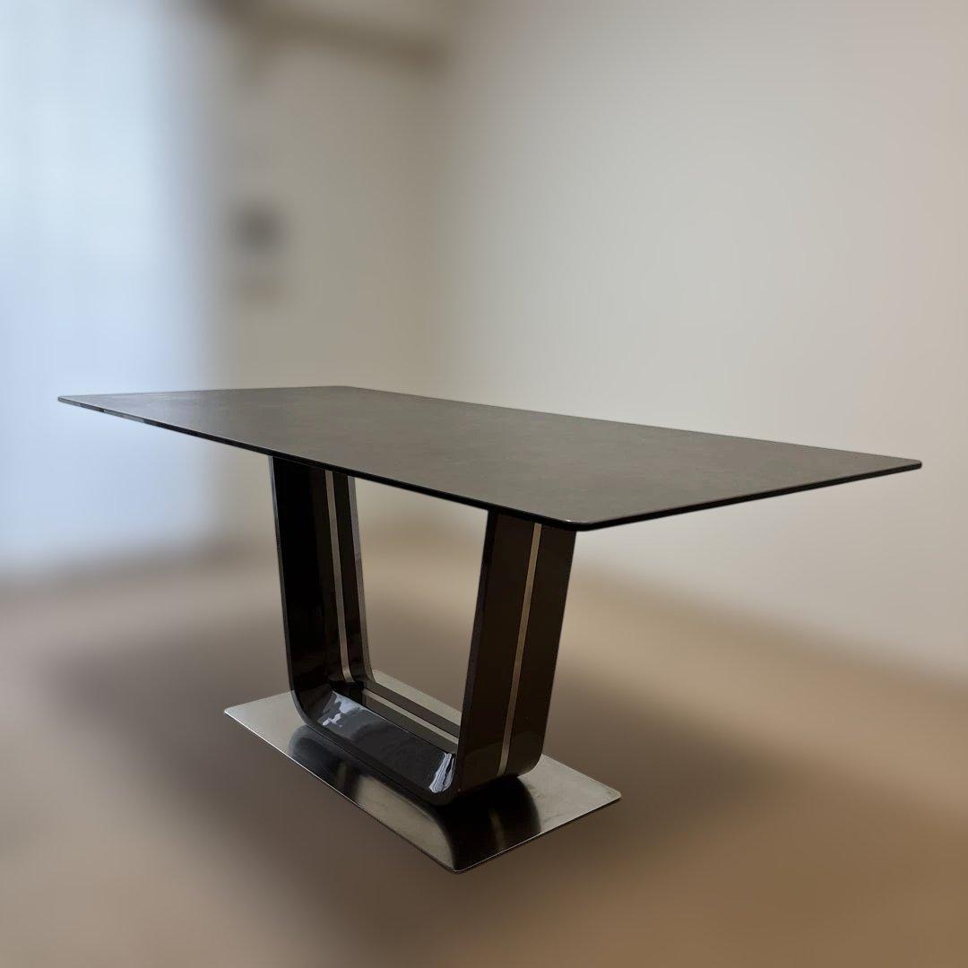 セラミックテーブル　180cm グレー　ダイニングテーブル