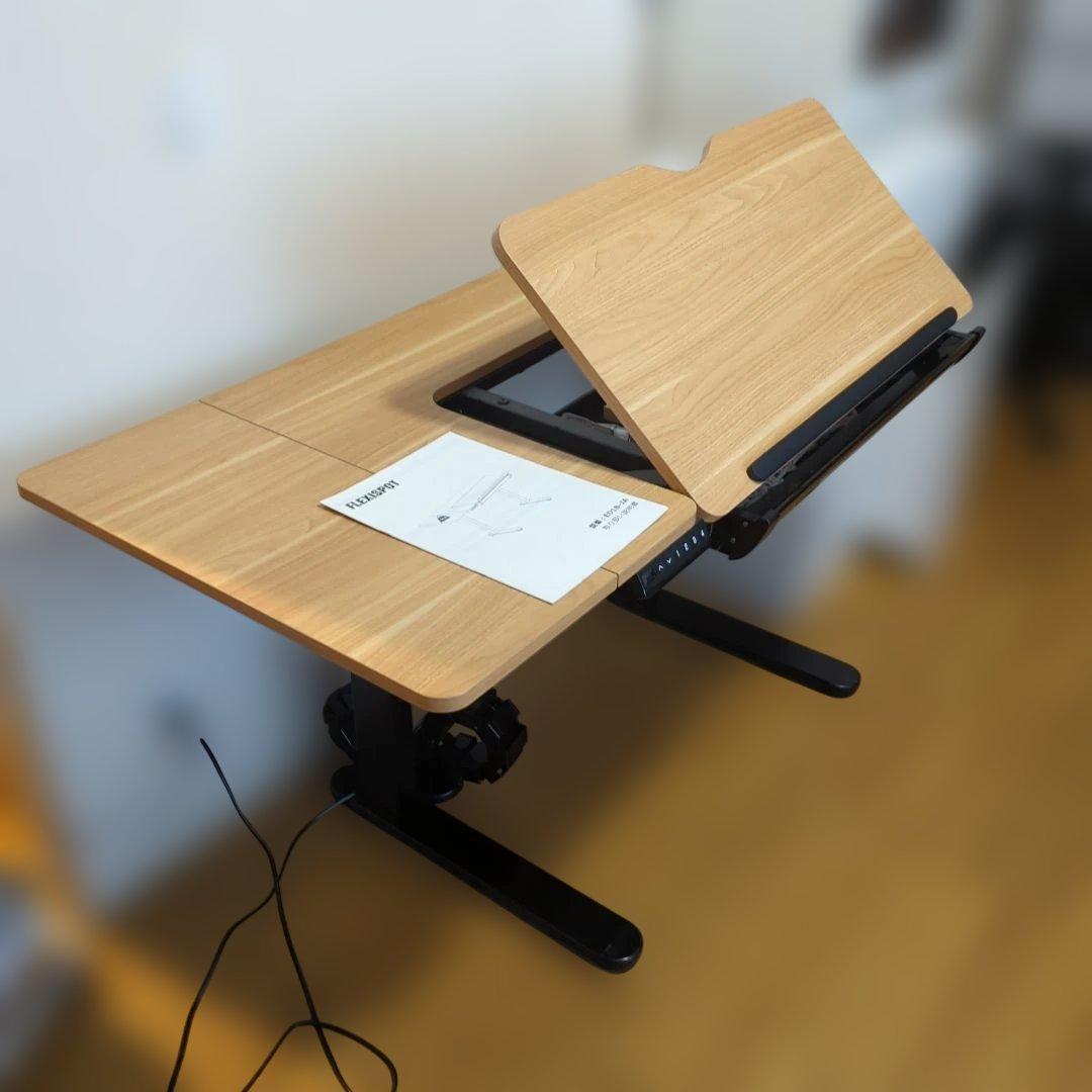 FLEXISPOT　ED1B昇降デスク 天板角度調整　スタンディング