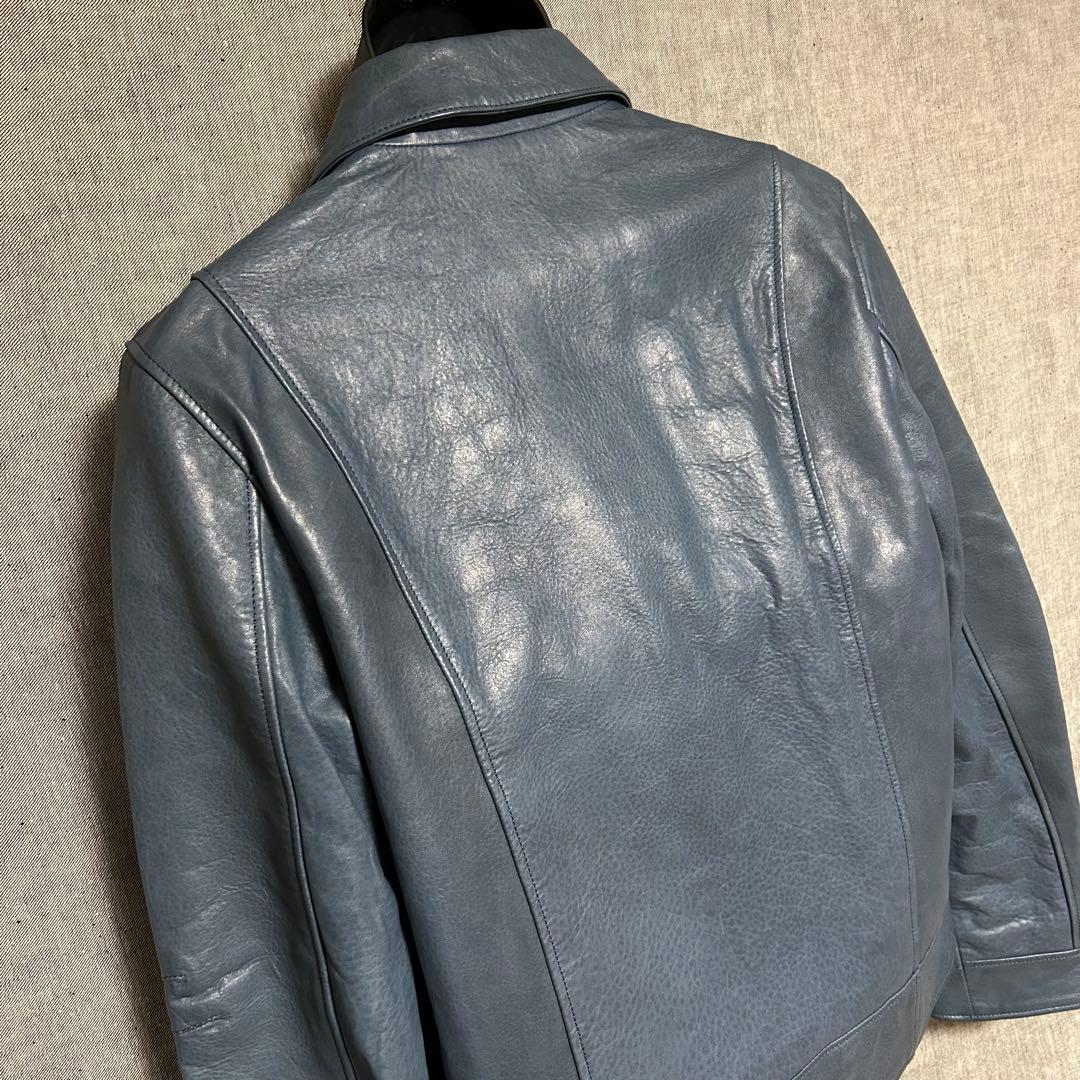 OLIVIERI オリヴィエリ　ラムレザージャケット　シングルレザージャケット