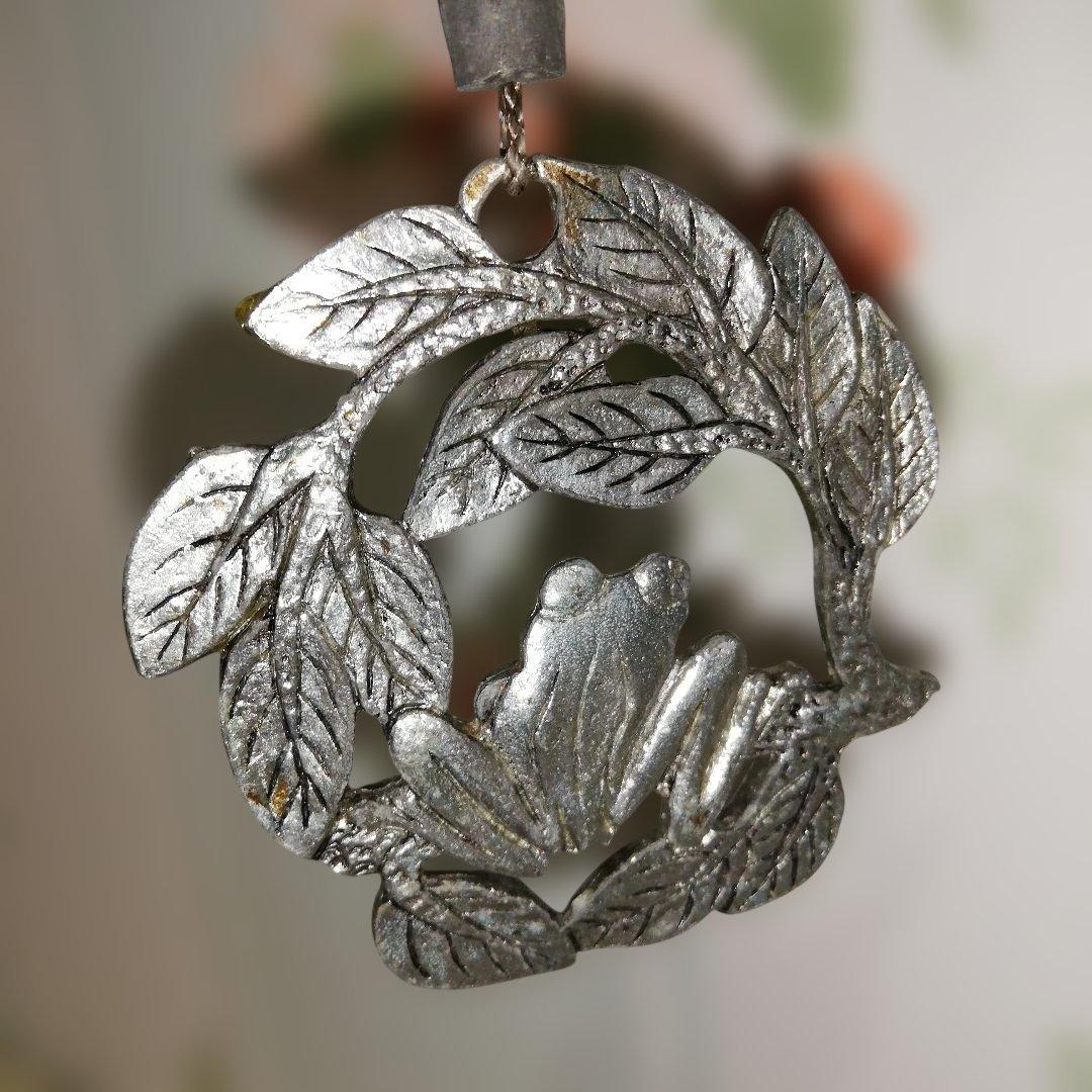 アメリカ製 ヴィンテージ ウィンドチャイム カエルデザイン 風鈴