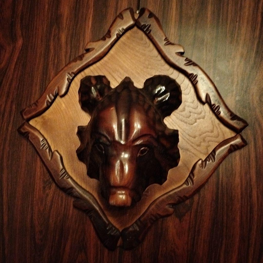 北海道熊の木彫