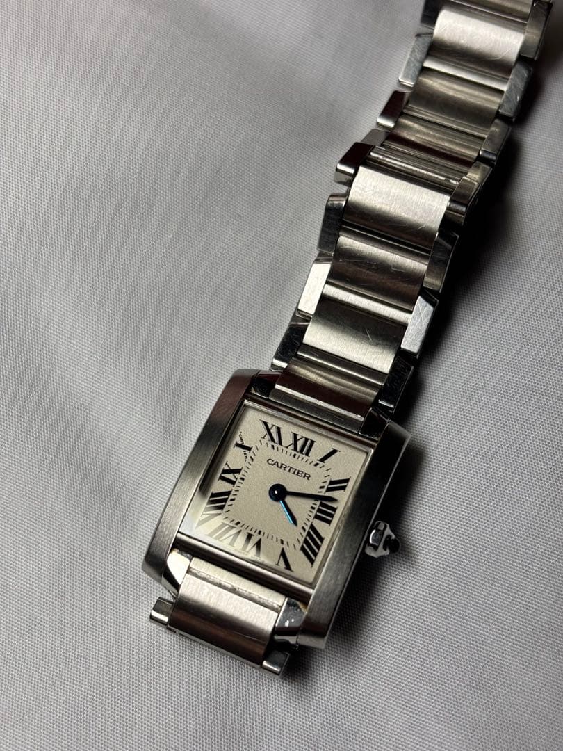 出品本日迄✨カルティエ　時計　タンクフランセーズ　 W51008Q3 電池交換済