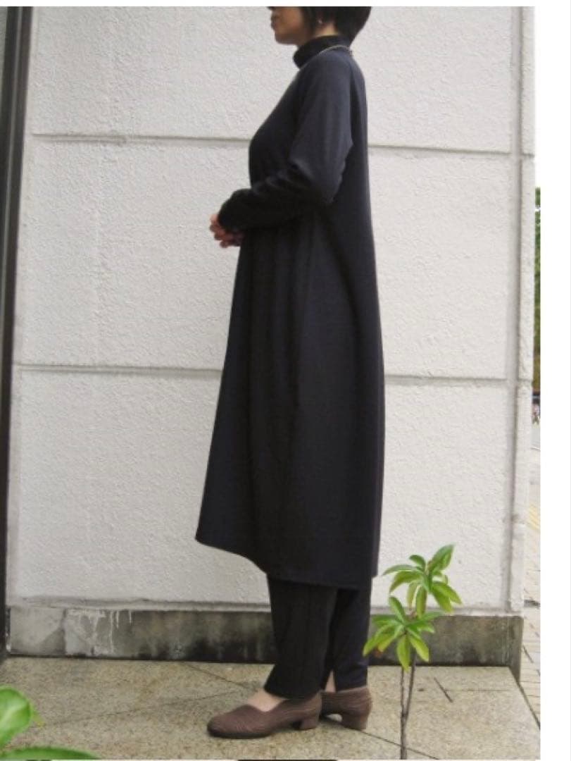 ヨーガンレール　ストレスフリーな着心地ふんわりワンピースチュニック　ババグーリ