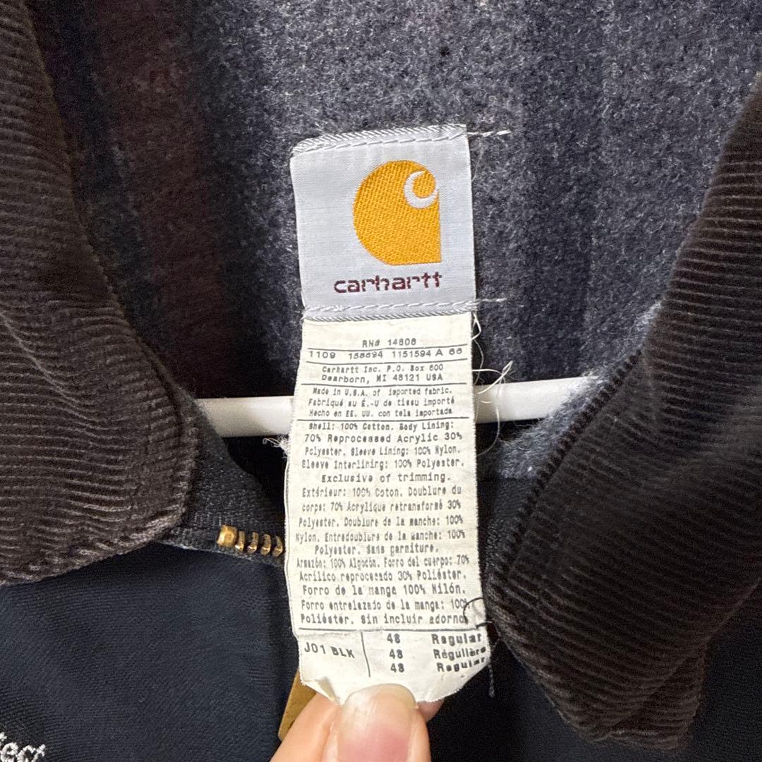 carhartt デトロイトジャケット　j01 BLK ブラック　USA 雰囲気