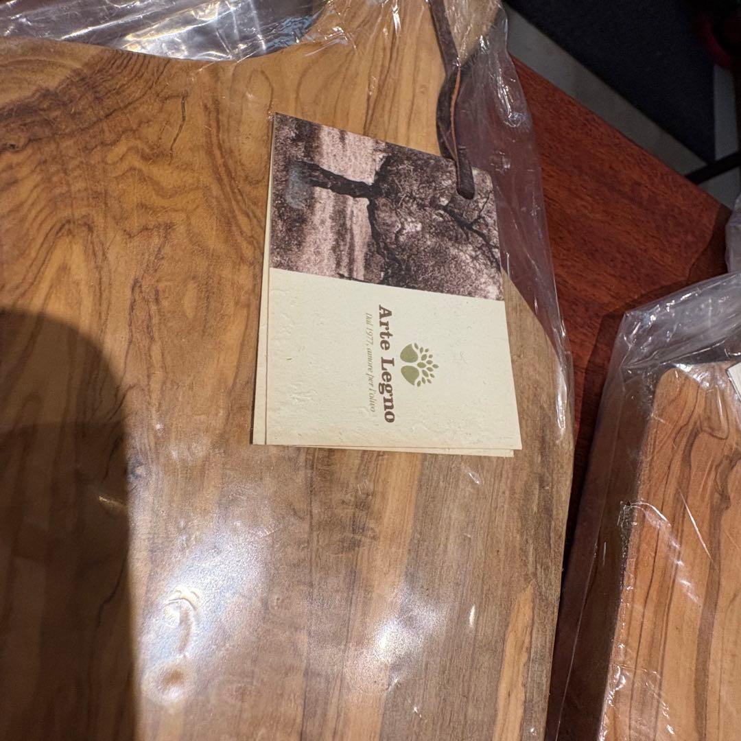 Arte Legno オリーブウッド カッティングボード 6枚セット