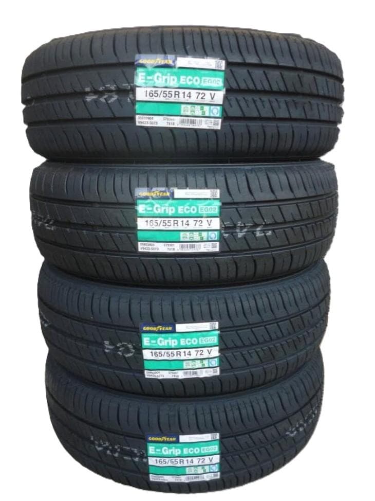 全国送料込☆新品グッドイヤーEG02☆165/55R14☆4本セット