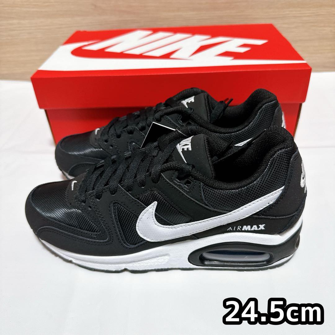【新品】ナイキ エアマックス コマンド ブラック ホワイト24.5cm