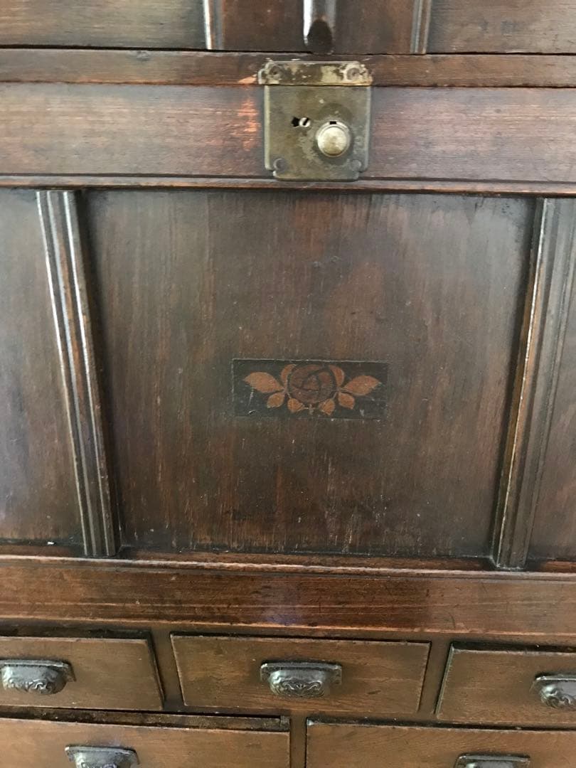 ながせ　文机　ライティングビューロー  大正　昭和　戦前　棚