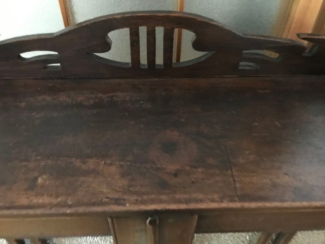 ながせ　文机　ライティングビューロー  大正　昭和　戦前　棚