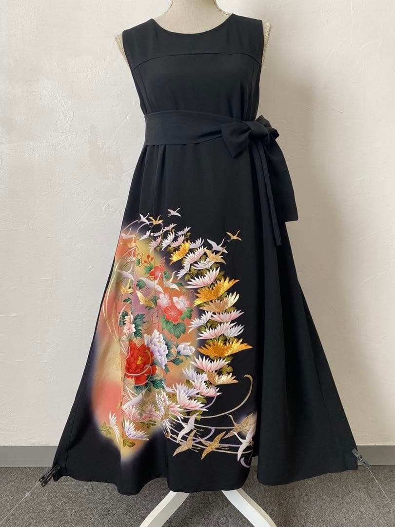 3228 着物　留袖　リメイク　ドレス　ワンピース