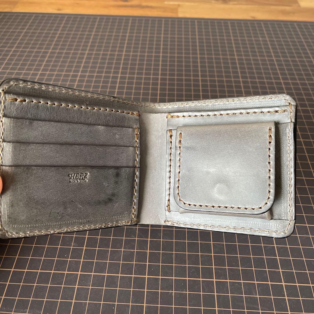 HERZヘルツ 二つ折り財布限定プルアップレザーブラック