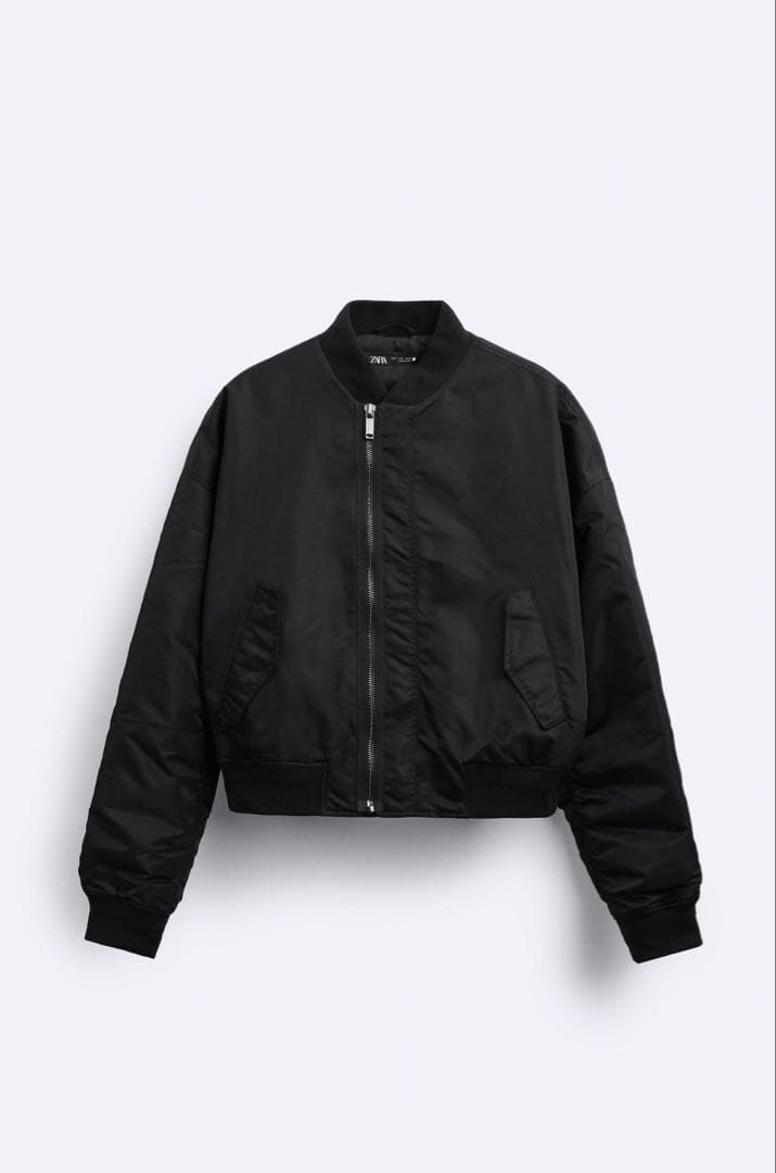 ZARA クロップドボンバージャケット LIMITED EDITION M