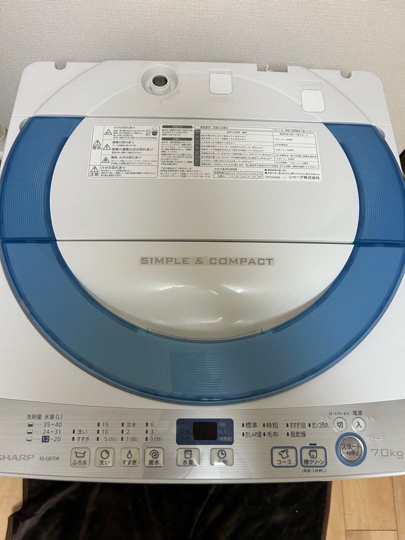 SHARP 縦型洗濯機
