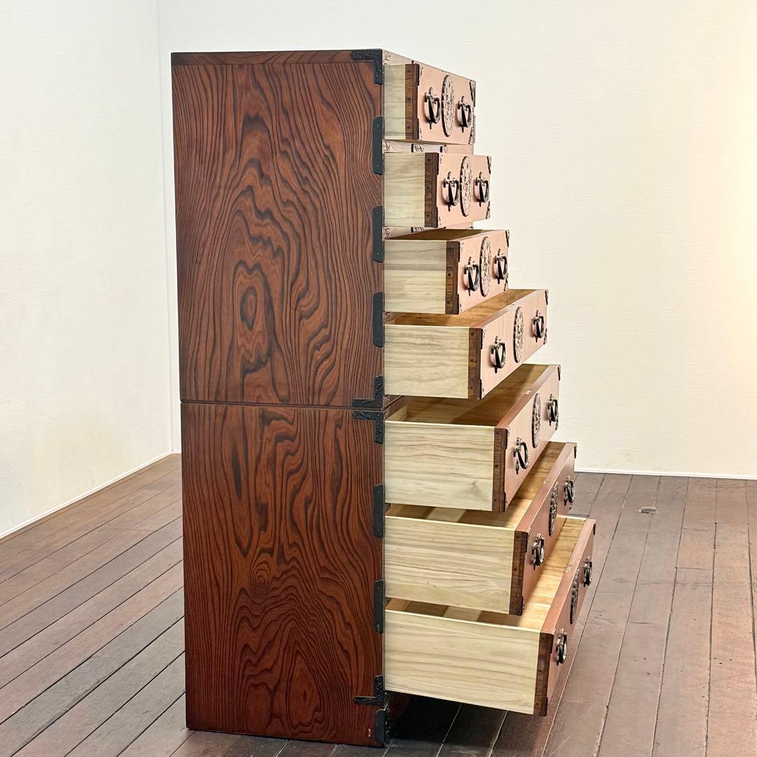 H21K30 岩谷堂箪笥 和箪笥 南部鉄器 漆塗り