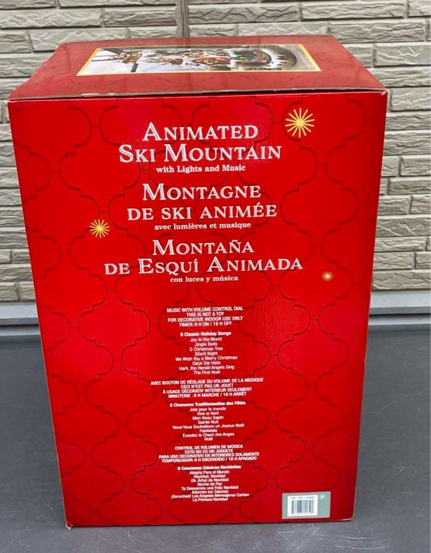 クリスマスオルゴールアニメイテッドコストコ2024LEDライト音楽付