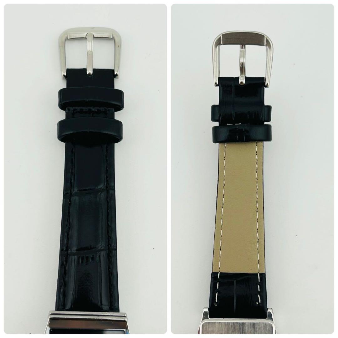 【希少/電池交換済】SEIKO　腕時計　新品ベルト　クォーツ　シルバー