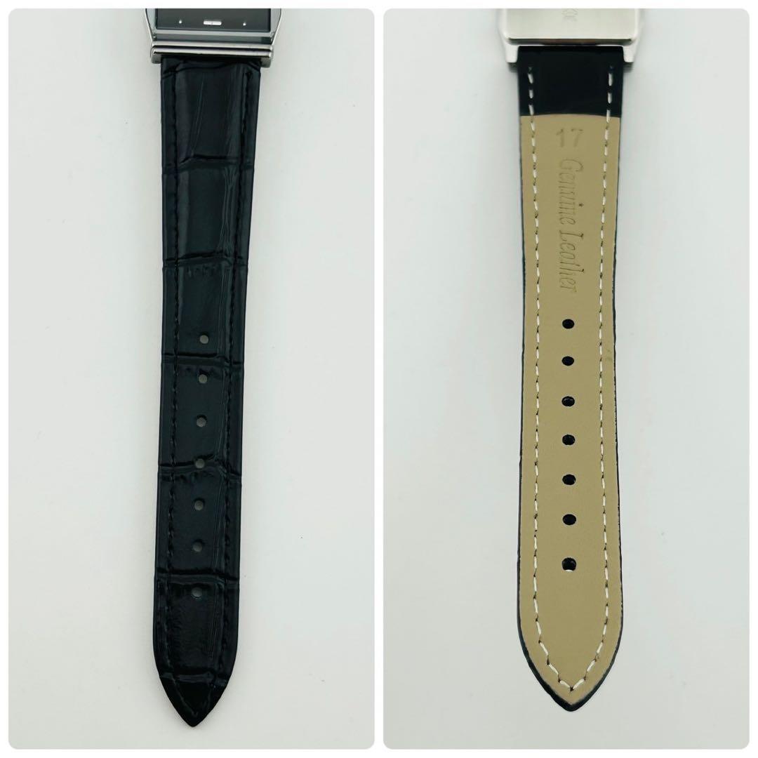 【希少/電池交換済】SEIKO　腕時計　新品ベルト　クォーツ　シルバー