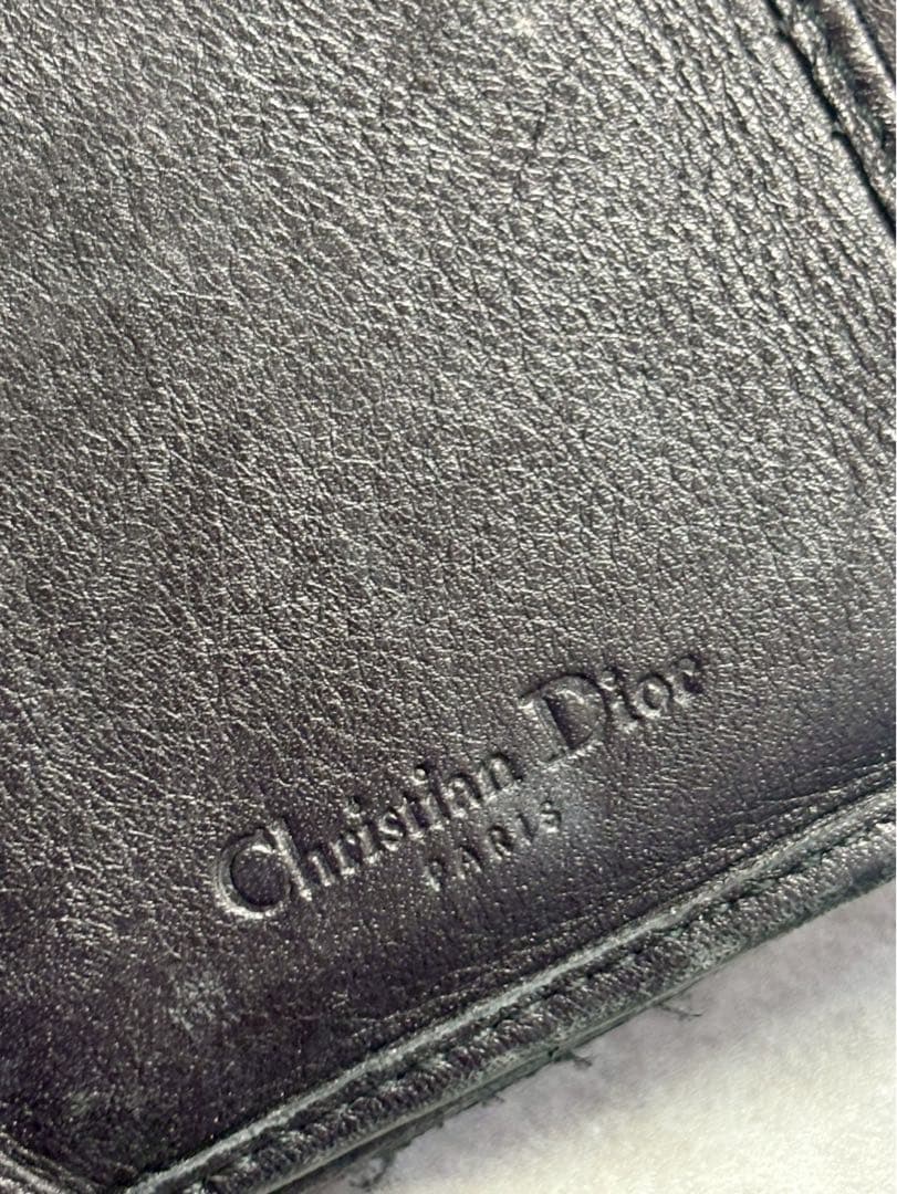 Dior 二つ折り財布 ブラック