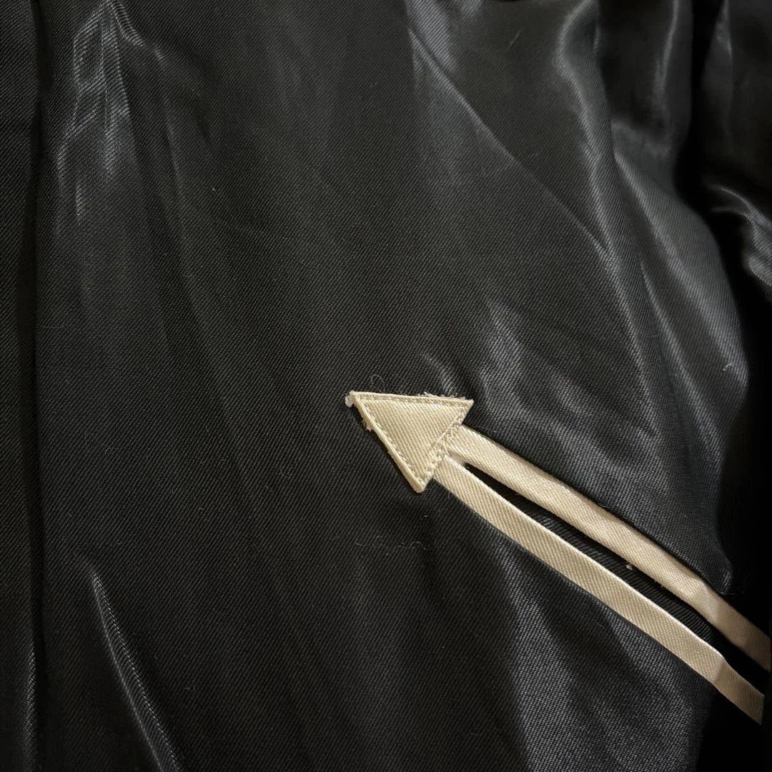 テーラー東洋 オールブラックサテンスカジャン 鷹刺繍