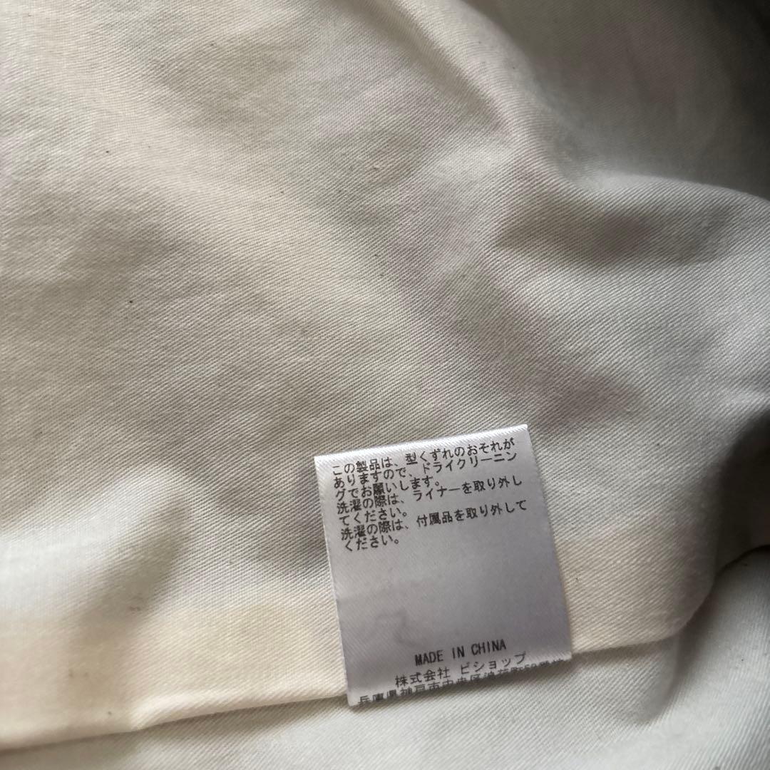 ビショップMORRIS & SONS ライナー付きステンカラーコート ネイビー