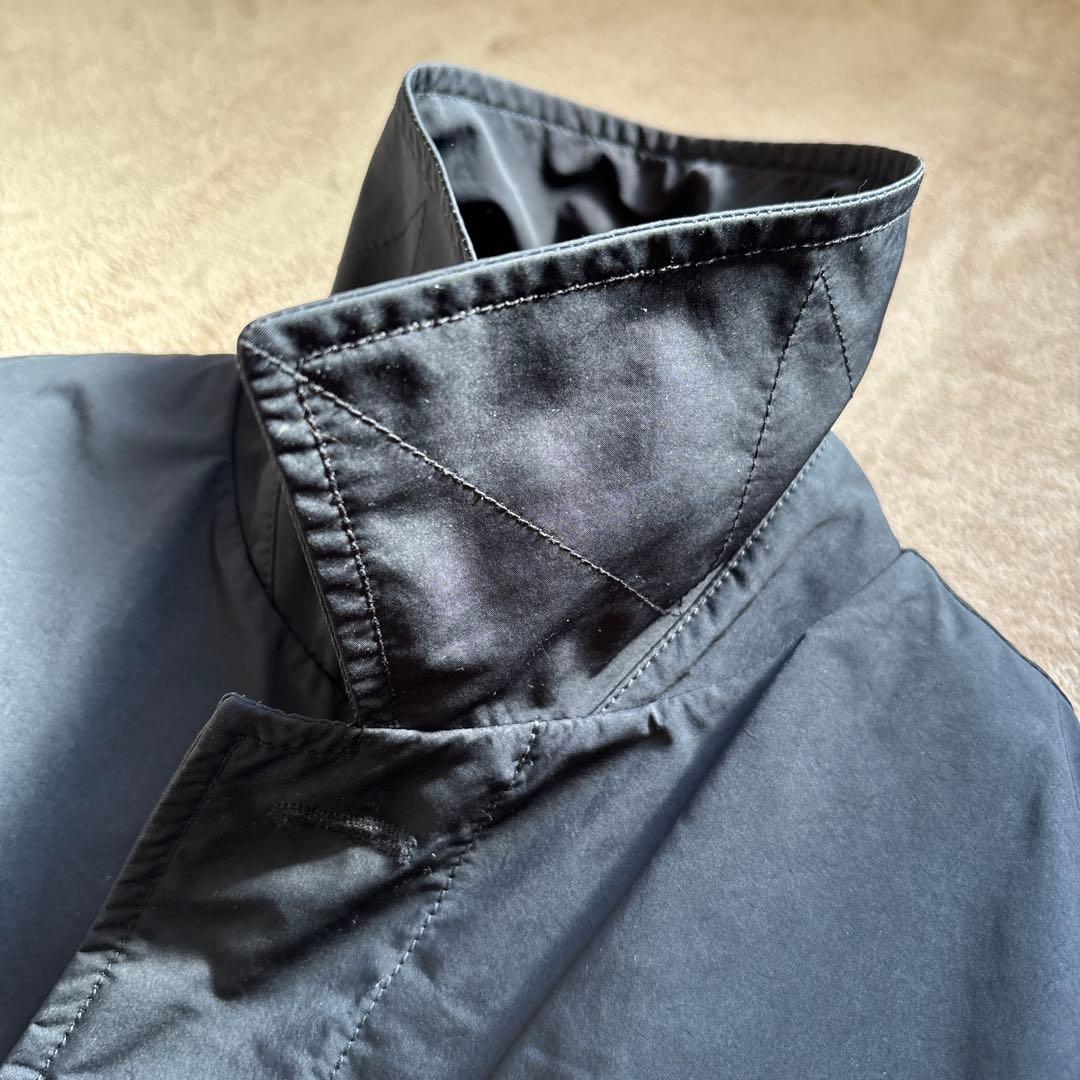 ビショップMORRIS & SONS ライナー付きステンカラーコート ネイビー