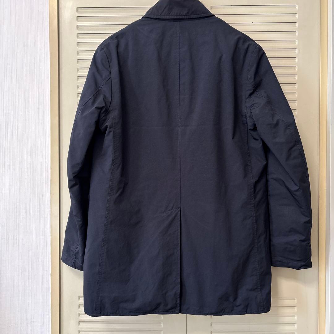 ビショップMORRIS & SONS ライナー付きステンカラーコート ネイビー