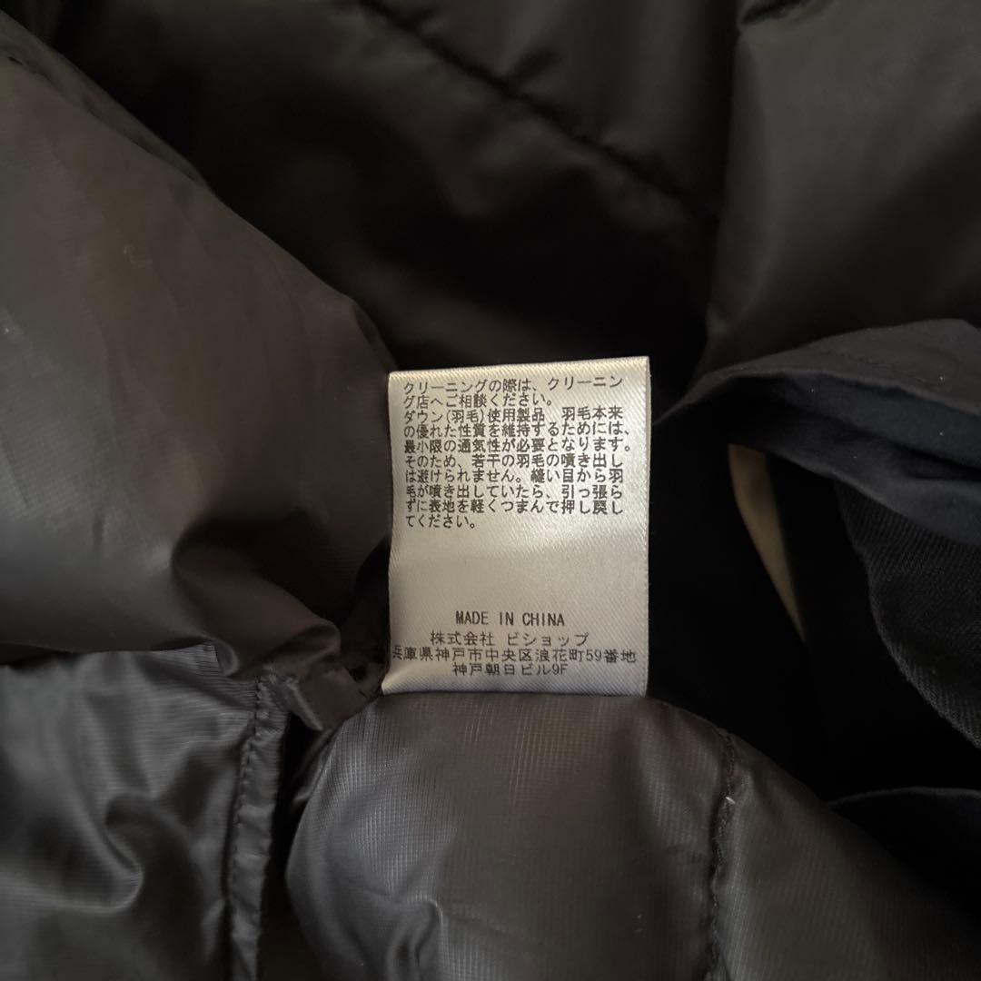 ビショップMORRIS & SONS ライナー付きステンカラーコート ネイビー