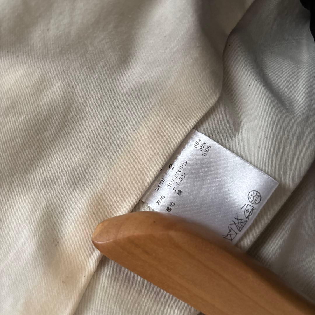 ビショップMORRIS & SONS ライナー付きステンカラーコート ネイビー