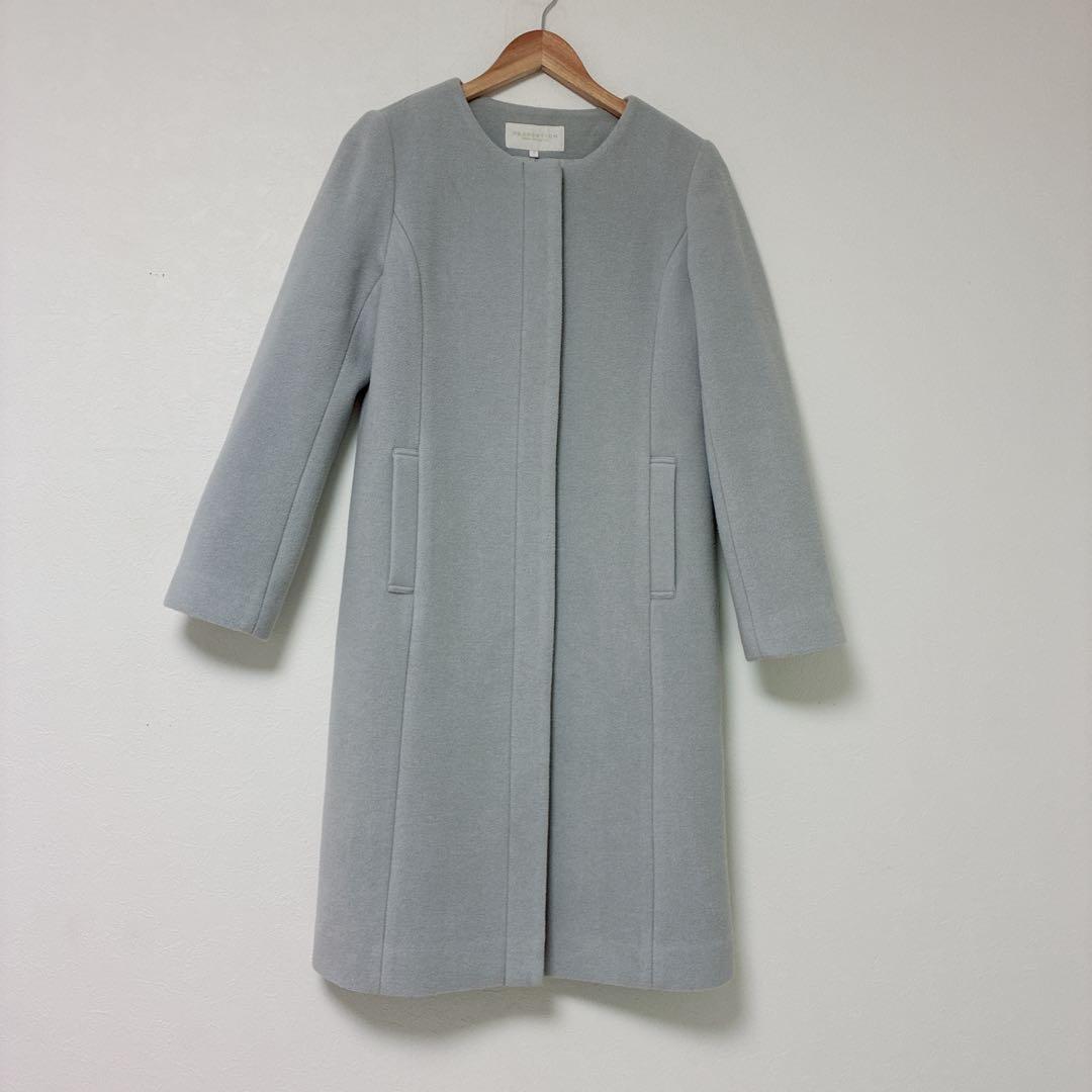 【1/12(月)まで限定お値下げ】4WAYファーストール付きノーカラーコート M