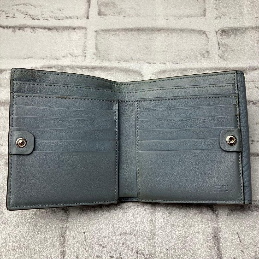 【希少カラー】FENDI　フェンディ☆三つ折り財布　ピーカブー