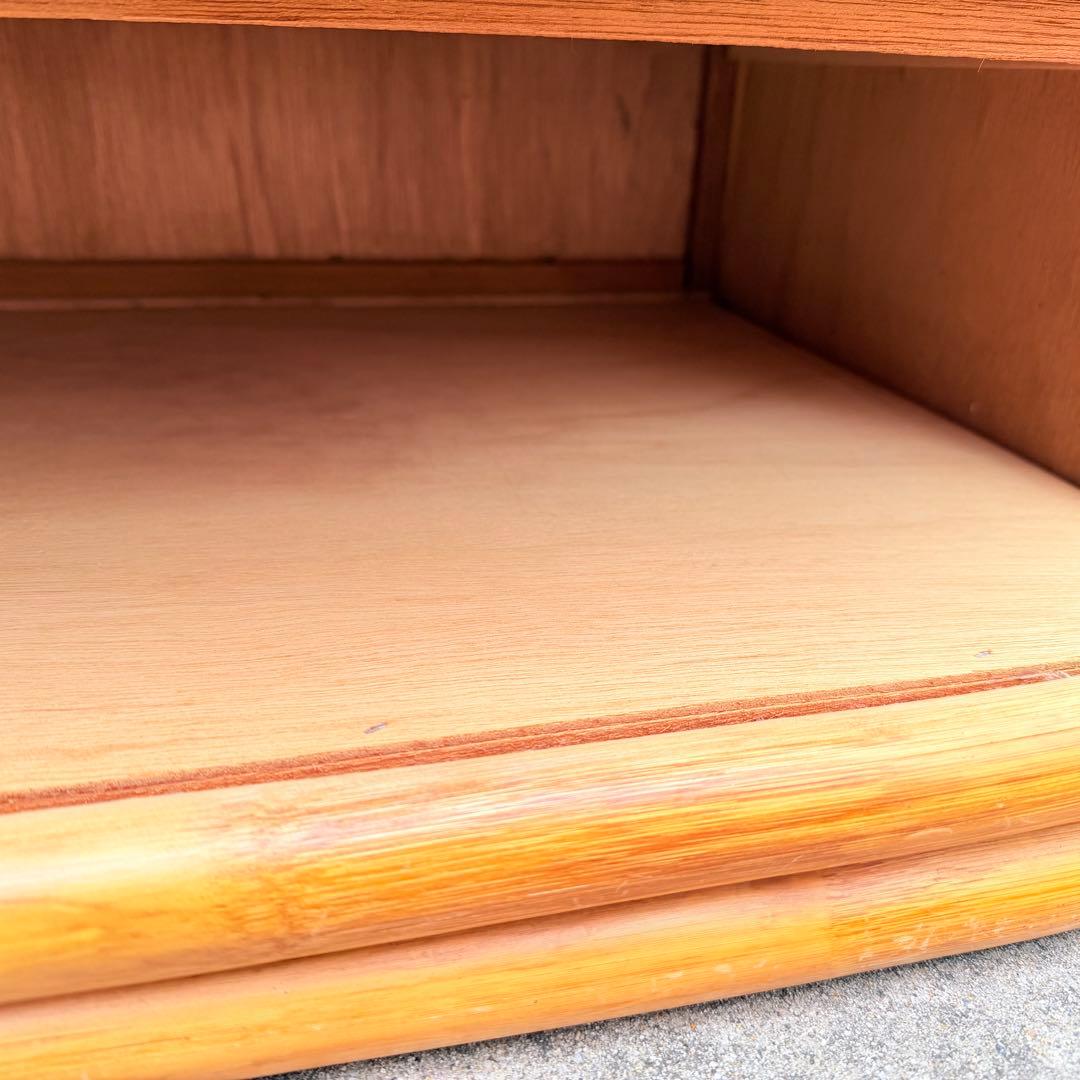 ラタン　5段　籐　棚　チェスト　アンティーク