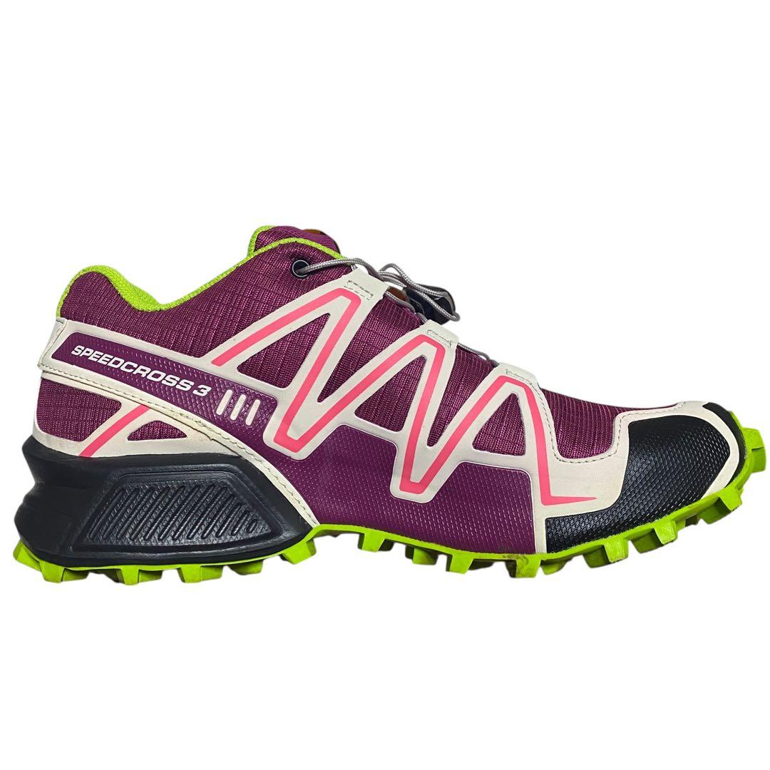 SALOMON サロモン　24cm Speedcross 3﻿ スニーカー 紫色