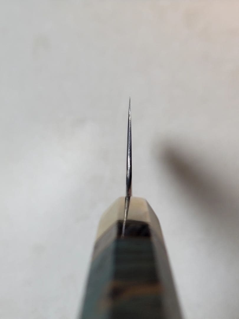 水野鍛錬　五代作　牛刀　水本焼　青二　240mm