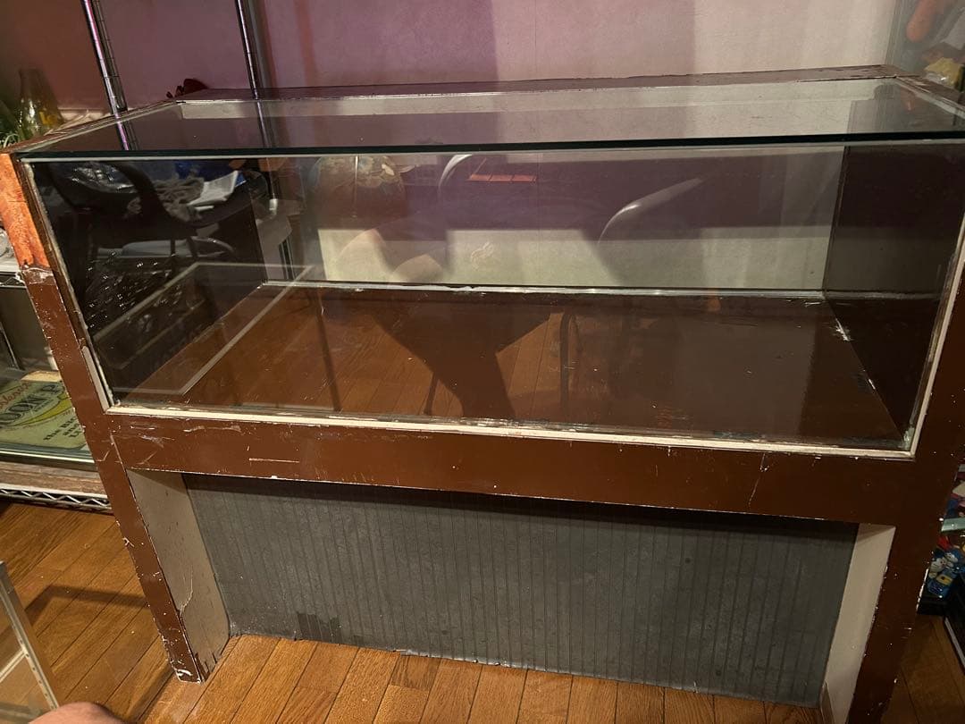 ヴィンテージ glass shelf