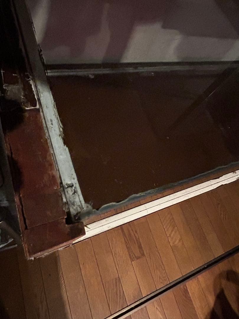 ヴィンテージ glass shelf