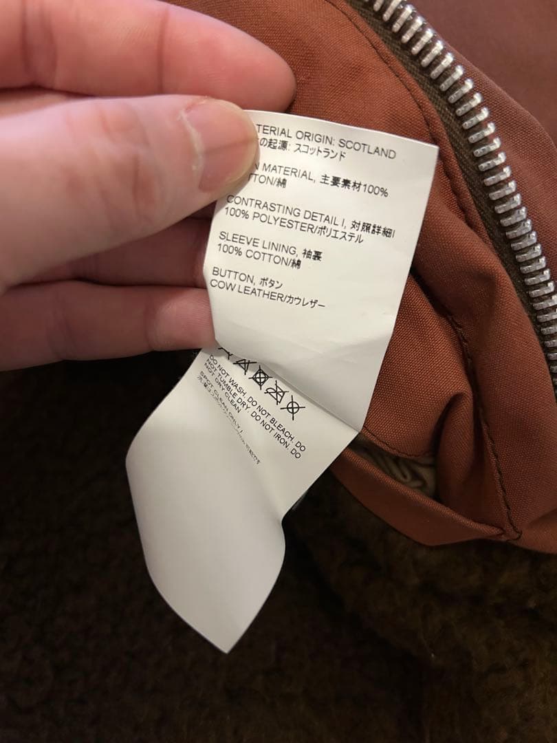 ジャケット・アウター GRIZZLY JACKET Oxblood Everwax 23AW 48