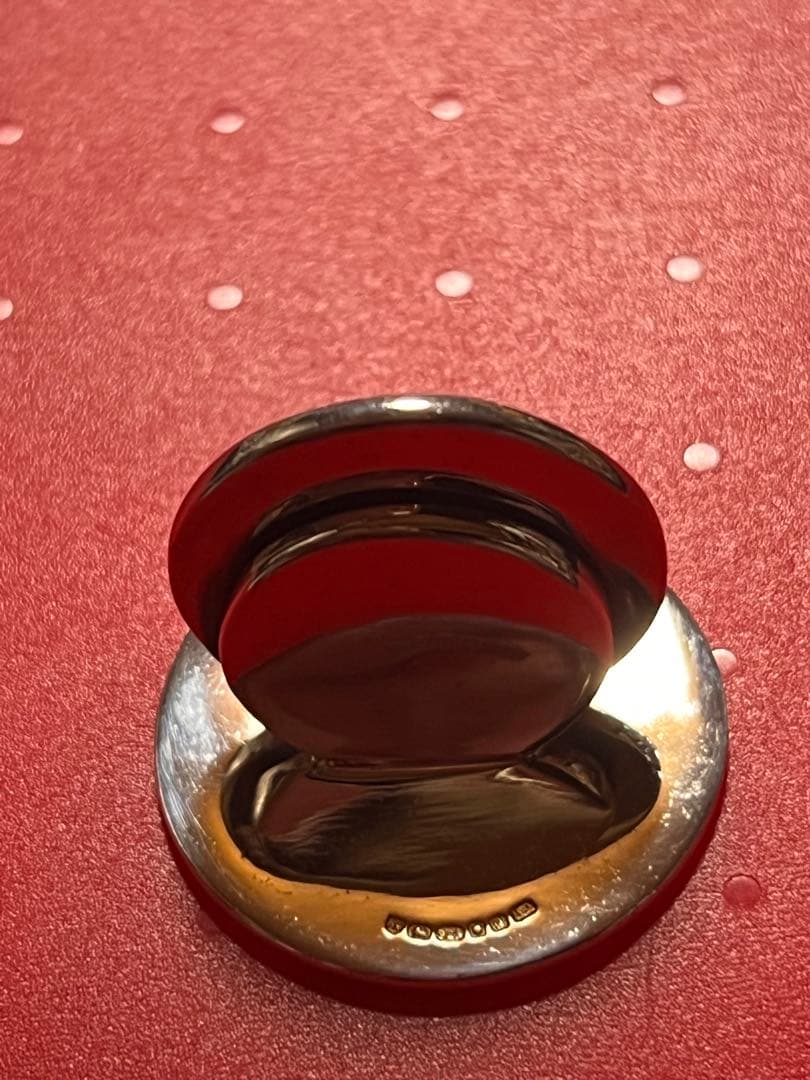 プレーンプレースカードホルダー 925スターリングシルバー 英国ホールマーク入り