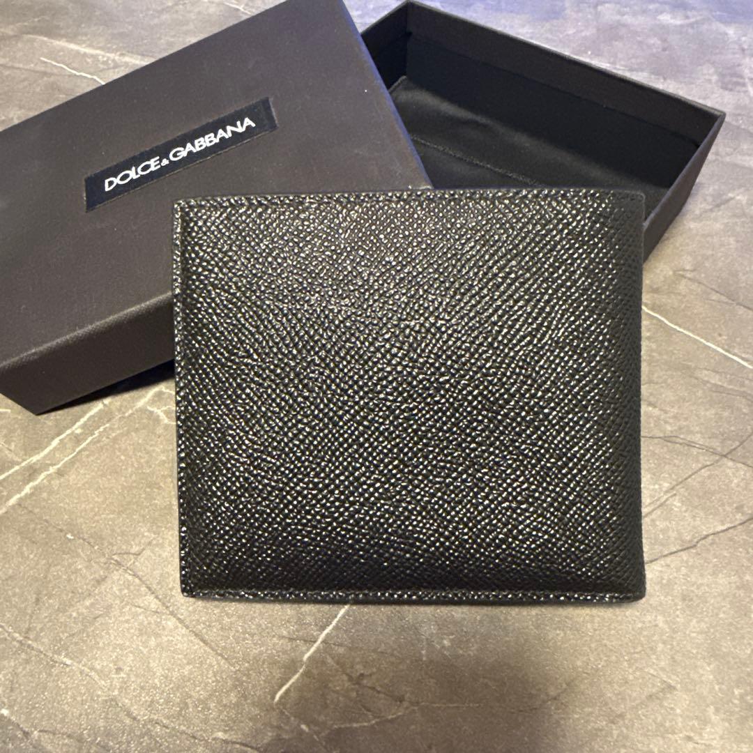 DOLCE&GABBANA ブラック 二つ折り財布