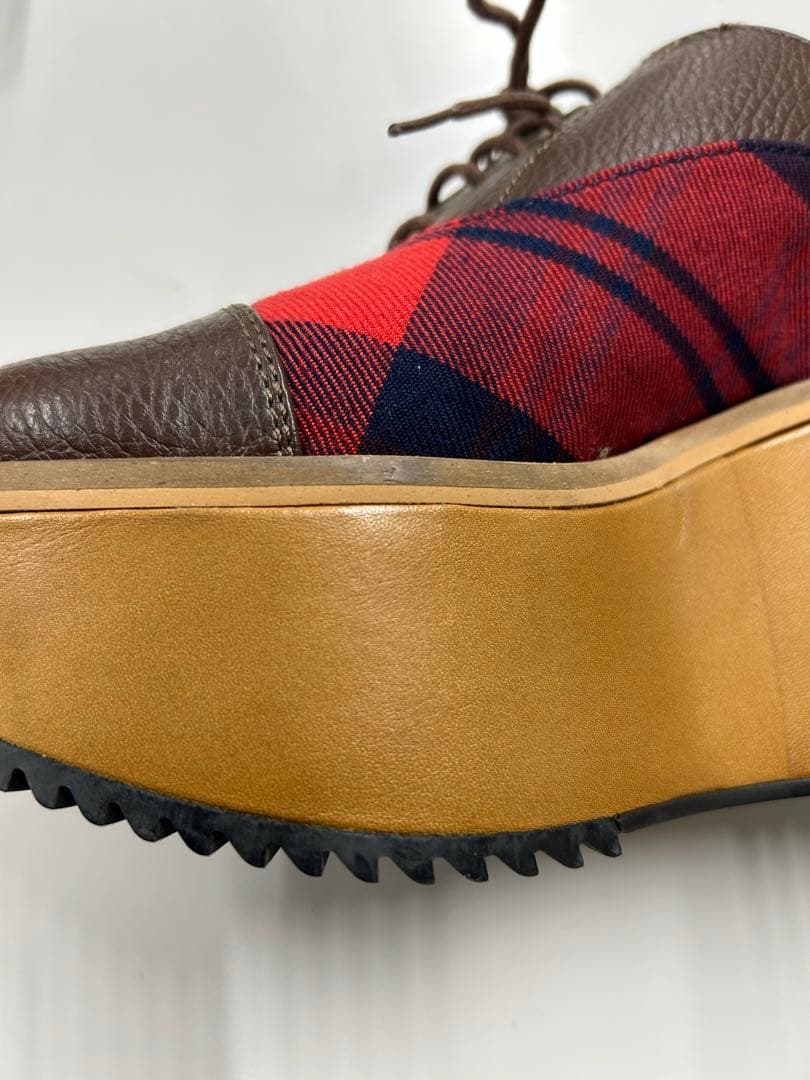 レア　Vivienne Westwood ロッキンホース　 チェック シューズ