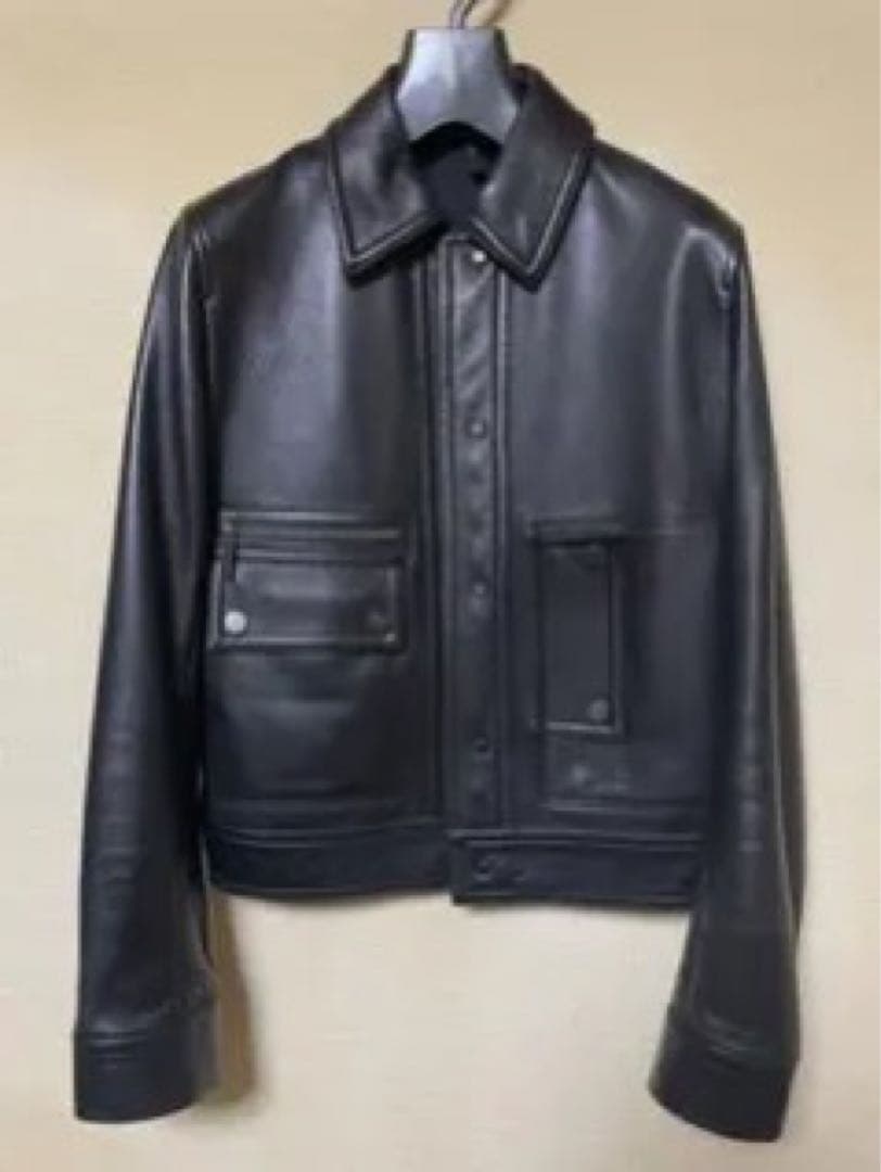 美品　Helmut Lang レザージャケット/ライダースジャケット