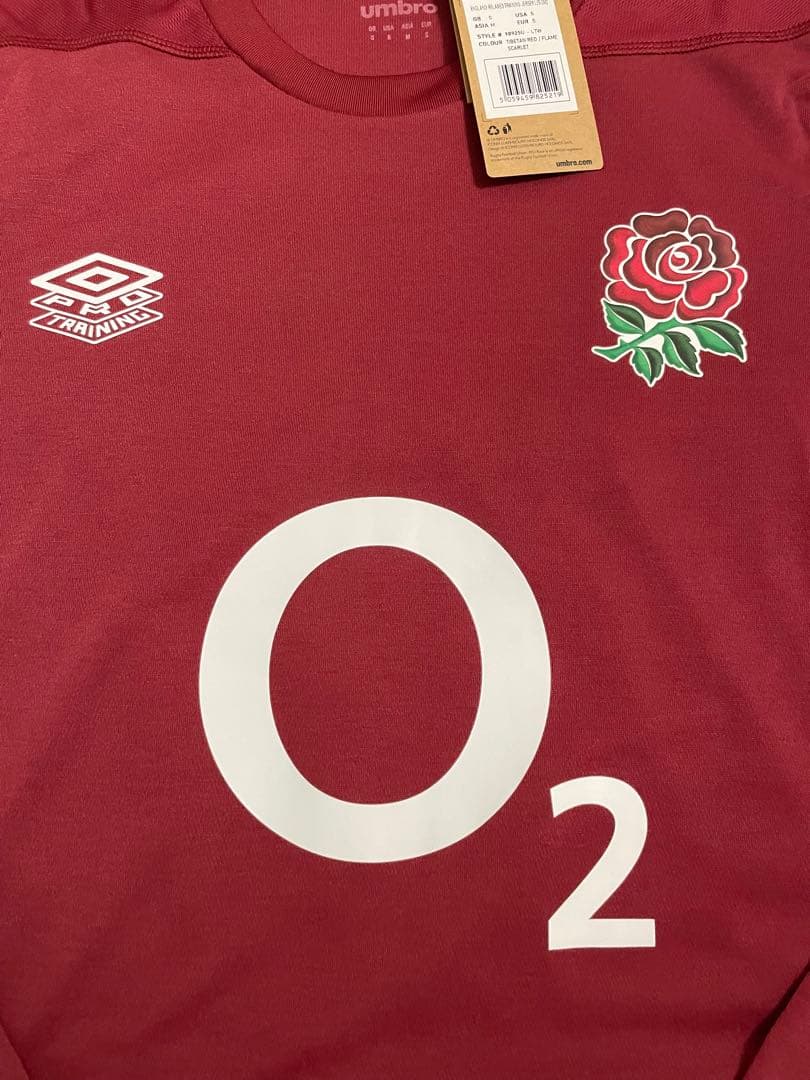 ラグビー　イングランド代表　トレーニングウェア