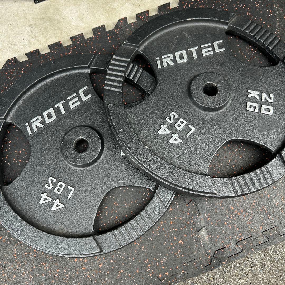 iROTEC アイロテック 28mmアイアンプレート 20kg×2枚