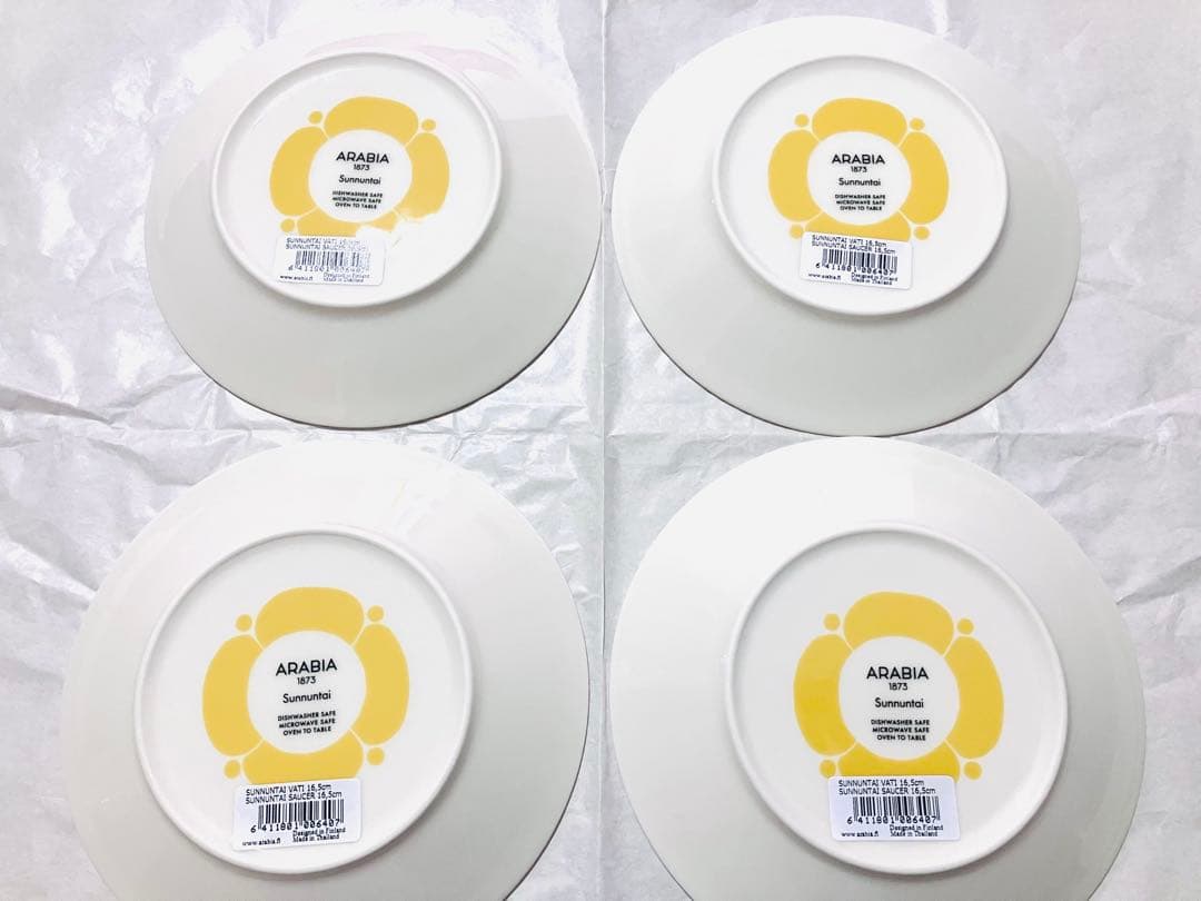 ●新品● ARABIA スンヌンタイ 小皿 プレート ソーサー 16cm セット