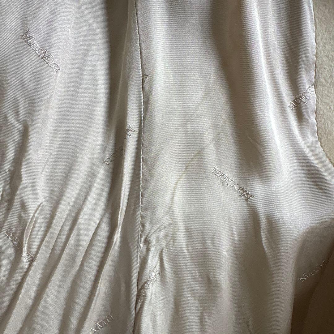 マックスマーラ アンゴラ混 ロングコート　ベルト　マニュエラ