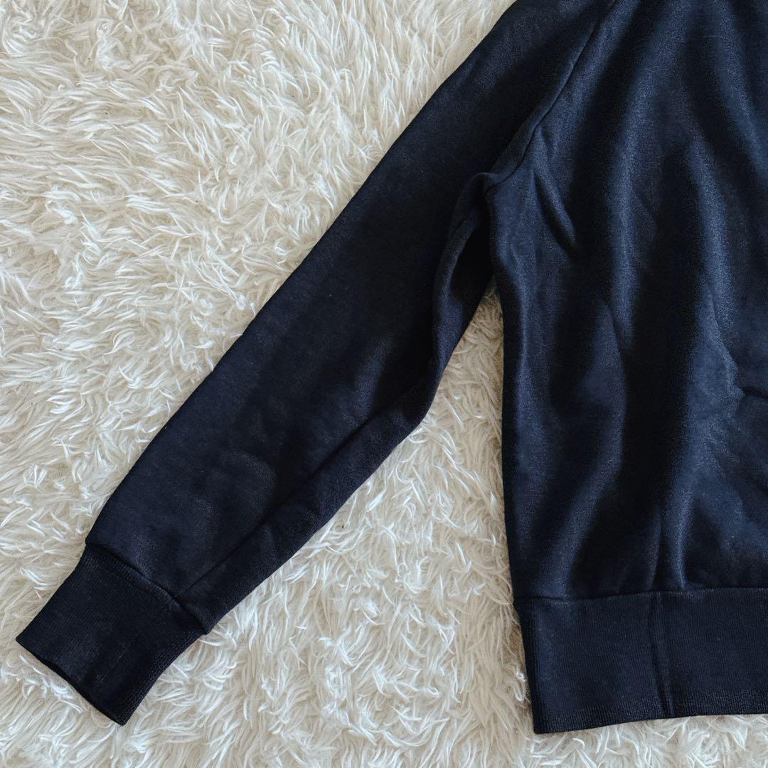 フレッドペリー フルジップパーカー 胸元ロゴ刺繍入り メンズLサイズ ネイビー