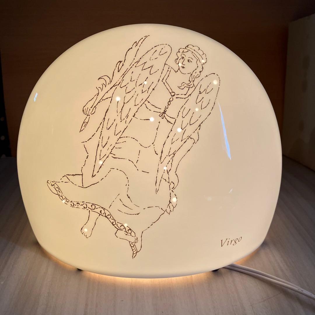 NARUMI インテリアランプ　乙女座　陶器