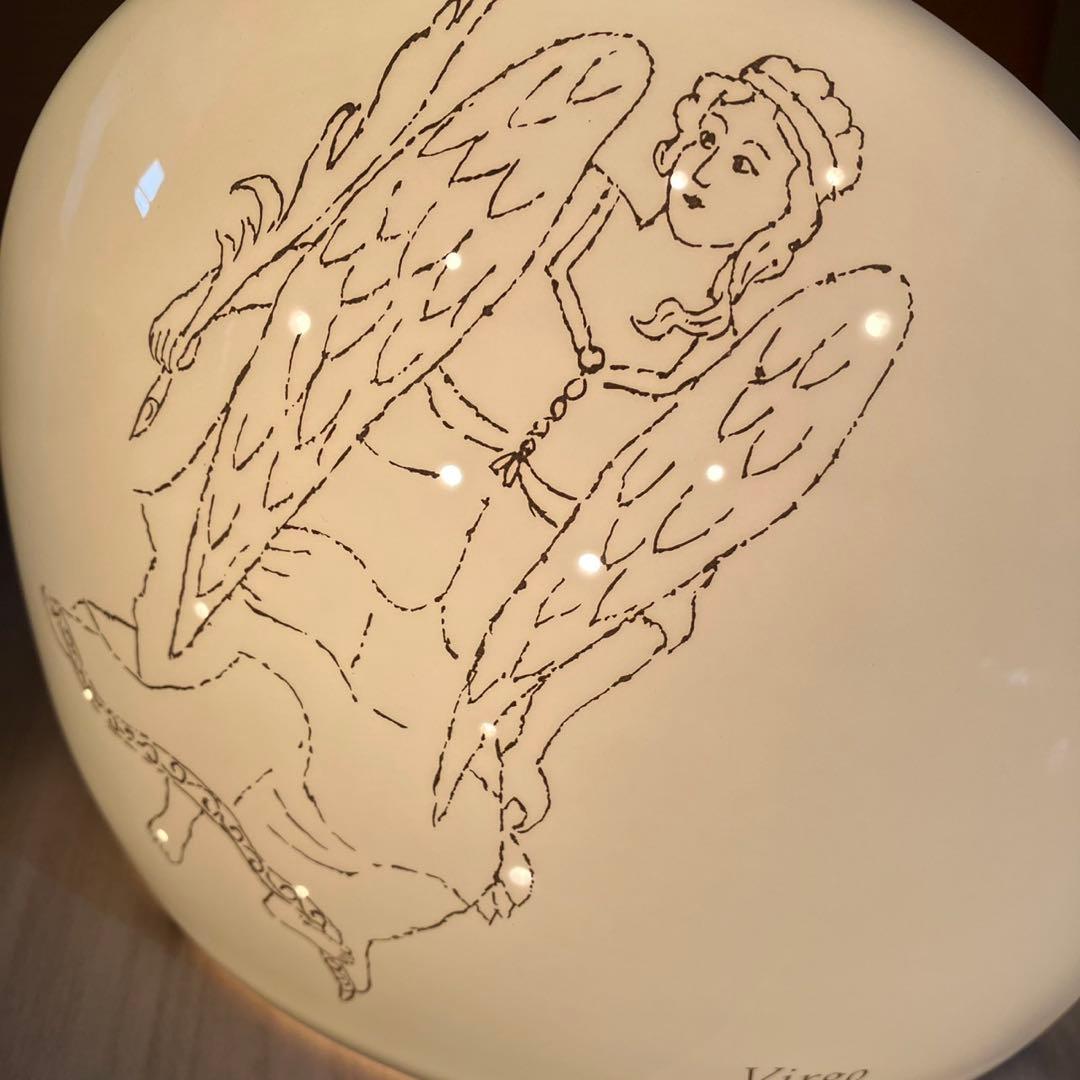 NARUMI インテリアランプ　乙女座　陶器